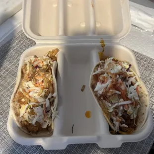 Co-chinto and salpion fancy tacos
