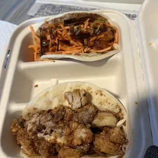 Chicken & Waffle Tacos