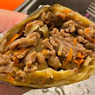 Delicious Bulgogi Burrito