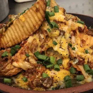 Kimchi Cheese Potato Wedge