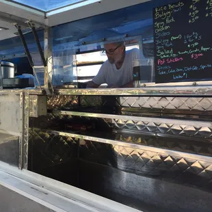 Old man river getting ready for customers! Great work