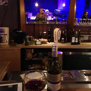 How cool is this...I can face the bar and see the show behind me!