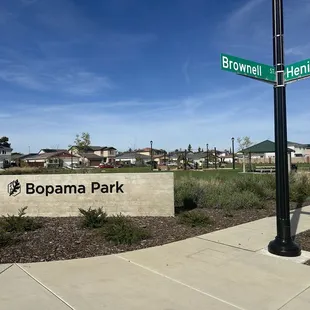 Park Sign