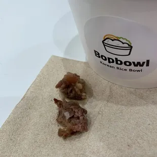 a close up of a bowl of food