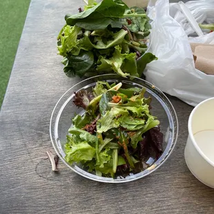 Way too much lettuce..