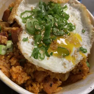 Kimchi Fried Rice Spam Bowl