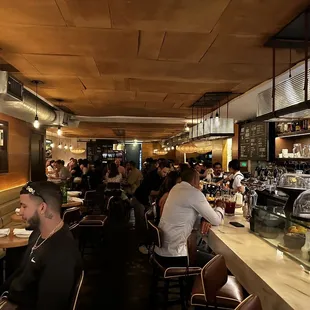 The feel of a true Manhattan eatery.