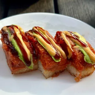 Spicy tuna over Crispy Rice