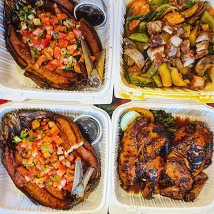 food, grilled fish
