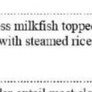 Half Daing na Bangus Dinner Special