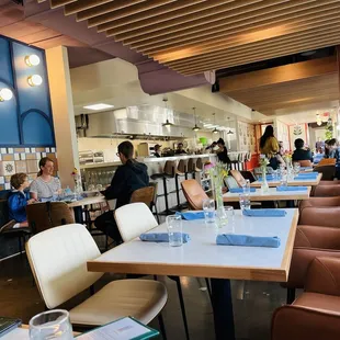 interior, sushi and sashimi