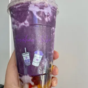 Ube Halo-Halo shake
