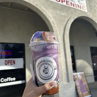 Ube smoothie halo halo so addicting