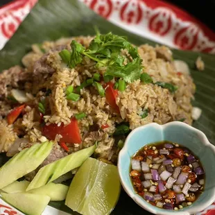 Spicy basil fried rice