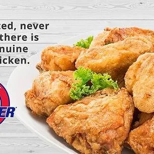 a plate of fried chicken