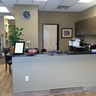 front desk..Welcome!