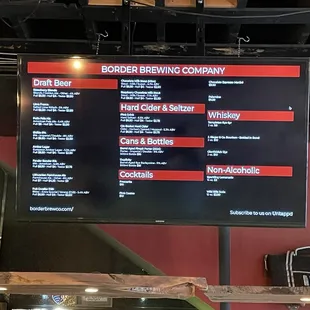 Beer board 4/2024