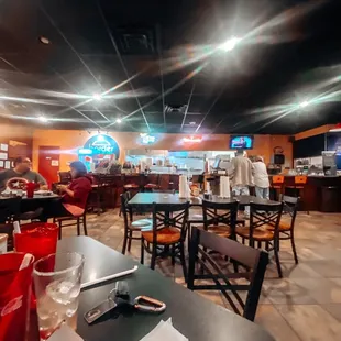 The area. Roomy and cozy with fantastic staff who are super friendly!