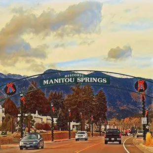 the main street of manitou springs