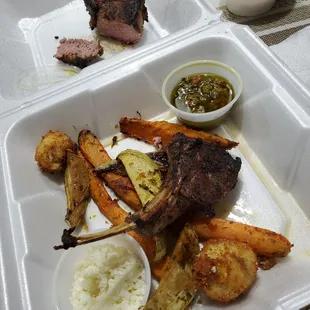Rack of lamb, half rack