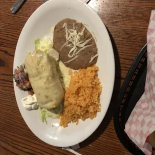 Chimichanga Burrito with steaks