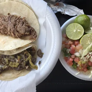 Macho and shredded beef- to go... eating in my car...again...