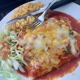 Shrimp Enchiladas