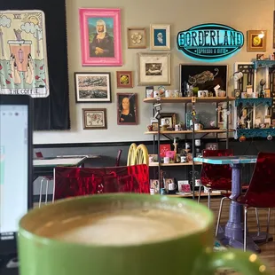 White chocolate mocha &amp; place