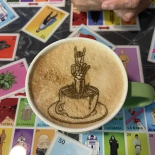 French vanilla latte