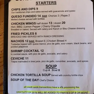 Menu 4