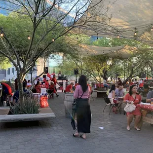 Outdoor seating