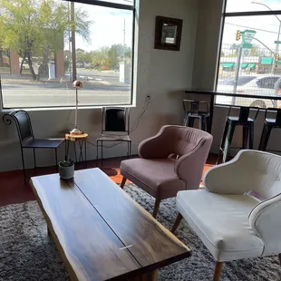 More indoor seating