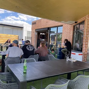 Outdoor seating