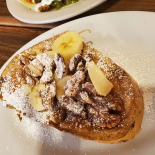Banana Walnut stuff French Toast