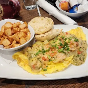 Lobster and Brie Omelette. Excellent!!