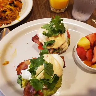 Bacon Avocado Benedict
