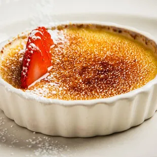 White Chocolate and Vanilla Creme Brulee