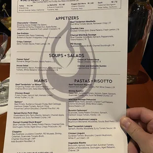 Dinner Menu - April 2024