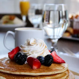 pancakes, food