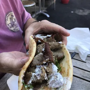 Doner sandwich on Pita!!