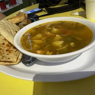 Roasted Chicken Soup