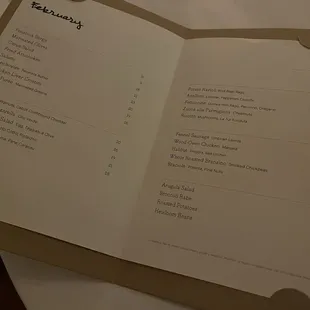 Menu (2/14/2025)