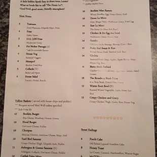 Jan 2020 Menu