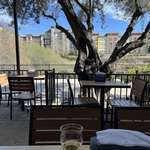 The view from the patio.
