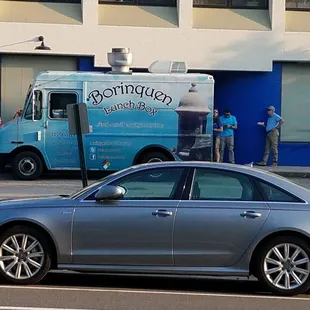 On Fridays the truck parks outside of Port City Brewing in Alexandria.