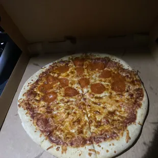 Judge you , this is a large pizza