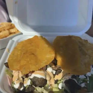 Jibarito steak sandwich