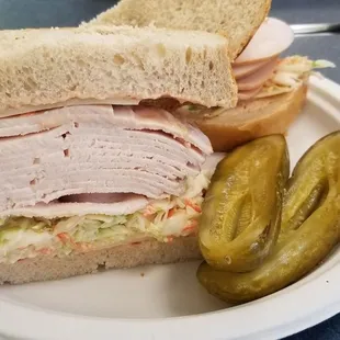 Aysel's Sandwich (turkey, coleslaw and Russian dressing)