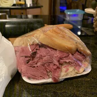 Now that's a sandwich.  Signature Rueben