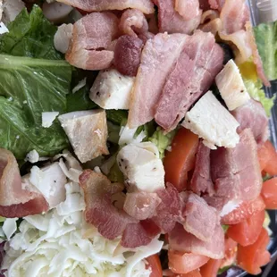 Cobb salad minus the eggs